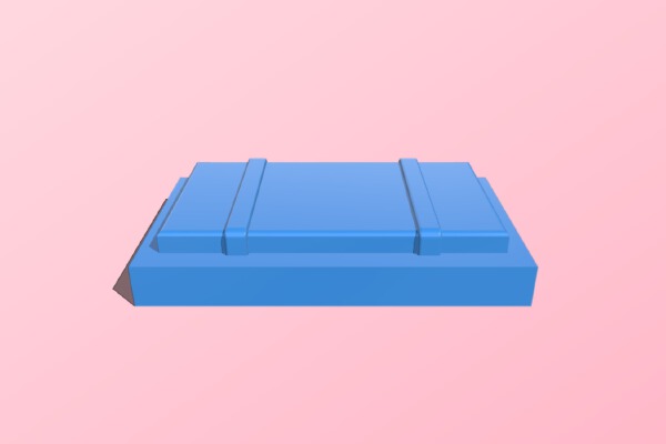 scx10 fuel tank mount | 3d print model