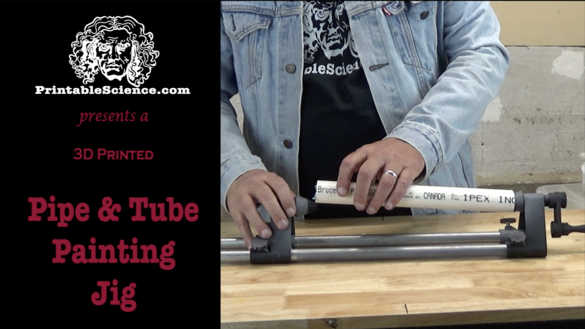 3D Printed Pipe & Tube Painting Jig