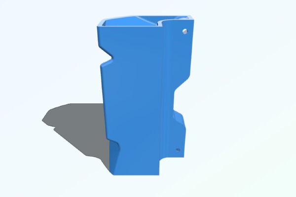 MPSM_M200 filament guide for either spool direction | 3d print model