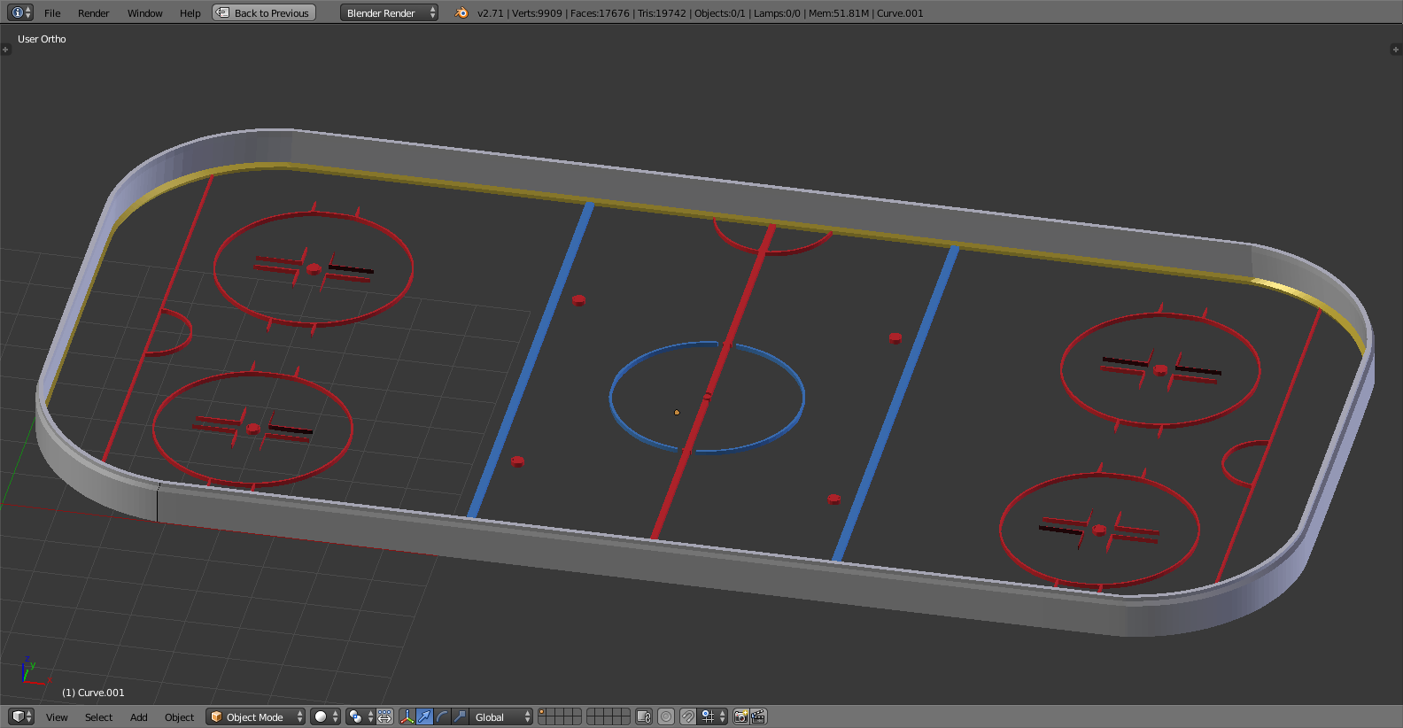 NHL Hockey Rink