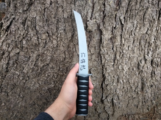 Airsoft samurai dagger | 3d print model