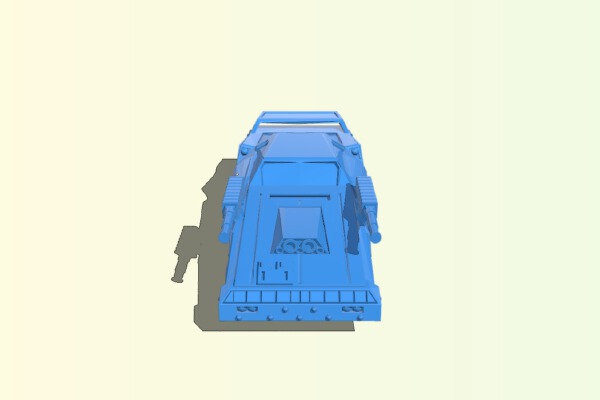 Combat car | 3d print model