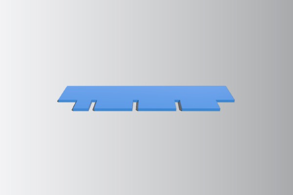 Comb for Gel Electrophoresis (Big Size) | 3d print model