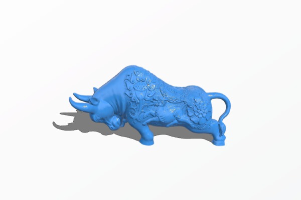 Bull Sculpture | 3d print model