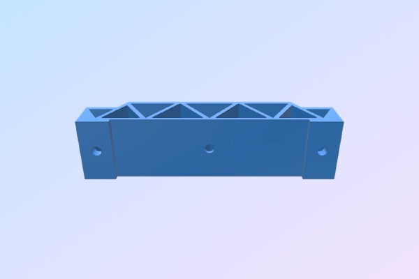 MD500 Fuse frame mounting block | 3d print model