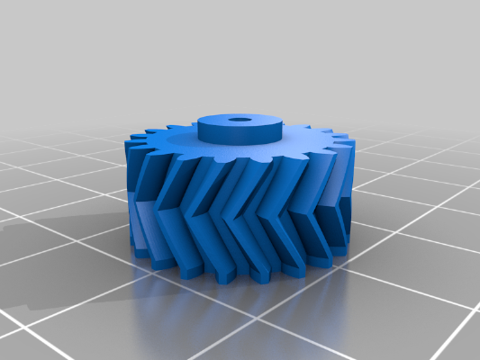 Herringbone Gearbox 126:1 | 3d print model