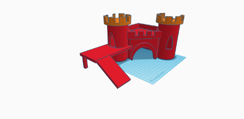 Critter Corner Castle | 3d print model