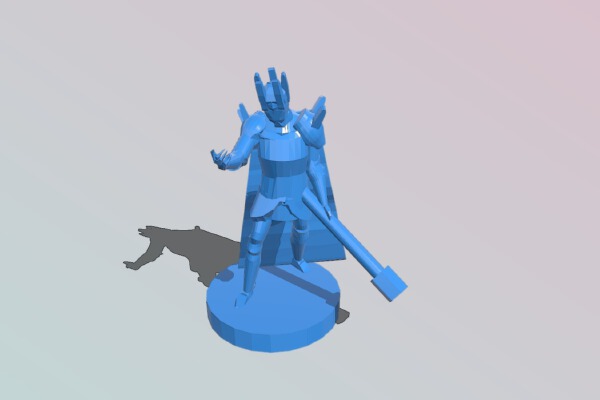 Sauron Figure | 3d print model