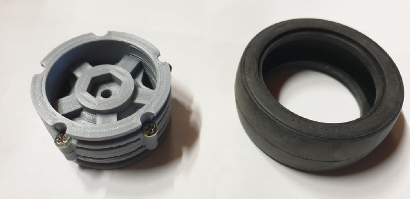 ATS look Felge 2 Teilig 50mm x 26mm 2x offsets 12mm Sechskant easy to print RC Drift Retro Youngtimer classic tt01 Tamiya m05 M-05 tt 01 1:10 1:12 | 3d print model