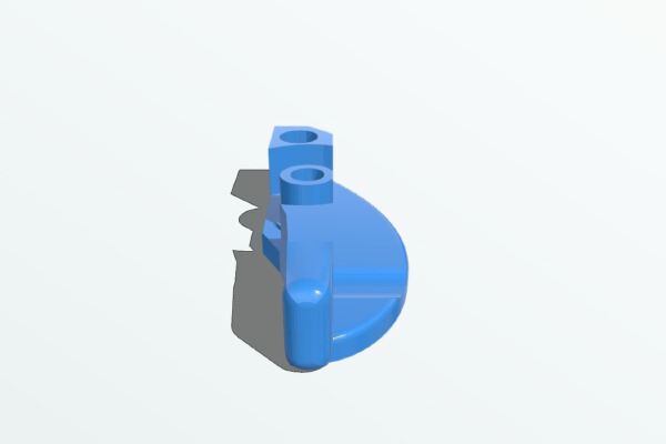 Reinforced Idler with lever for Compact Bowden Extruder | 3d print model