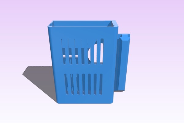 Rail mounted Ender 3 pi case | 3d print model
