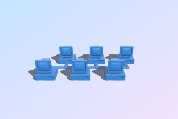 Network Topology: Bus | 3d print model