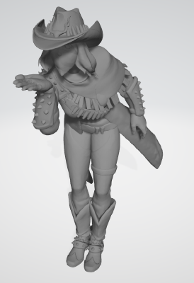 Calamity blow kiss | 3d print model