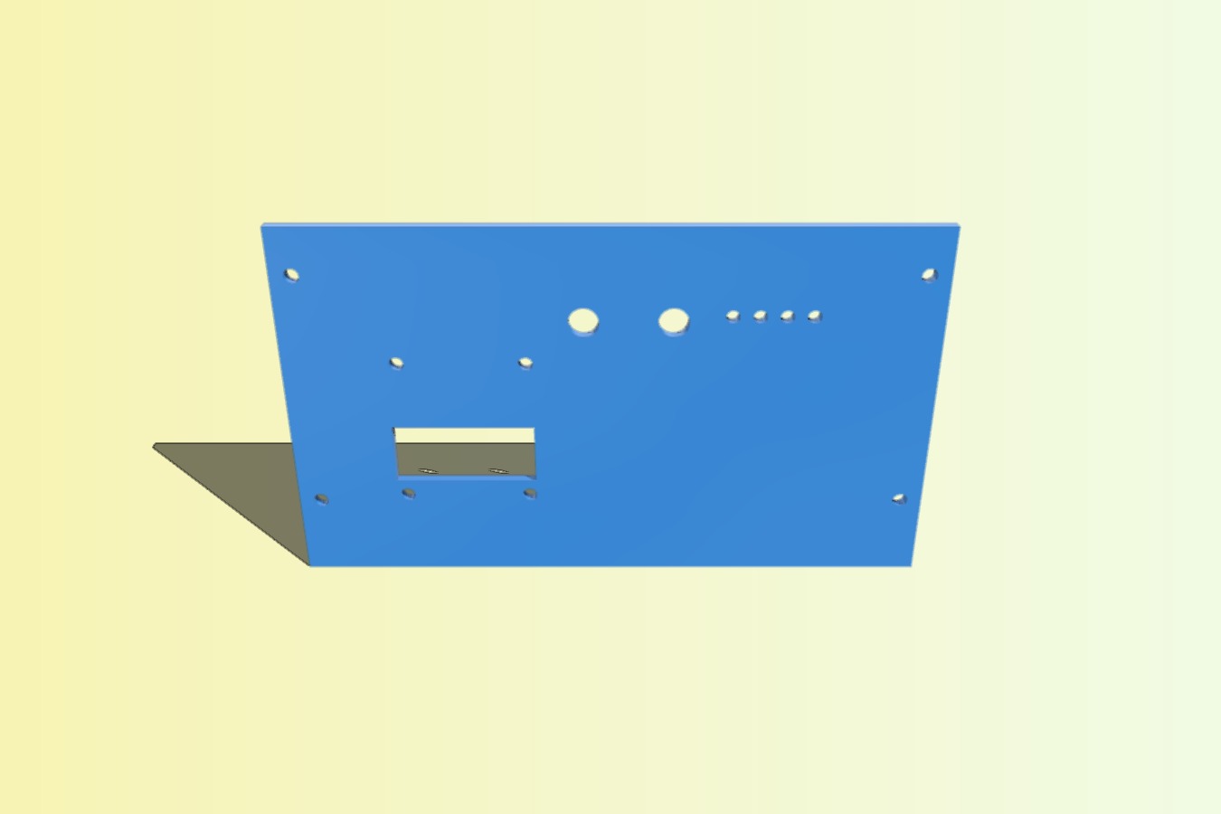 NY-D01 Spot welder front plate