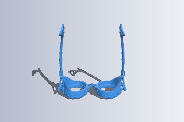 steampunk goggles gafas glasses | 3d print model