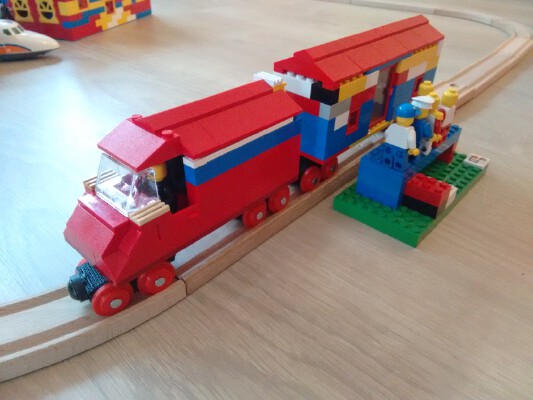 Lego Brio train wheel set | 3d print model