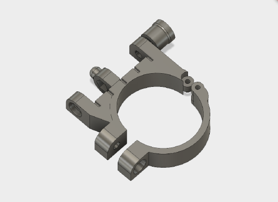 Adjustable Parallax Wheel Pointer | 3d print model