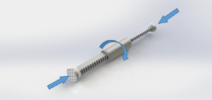 Turnbuckle for graphic card | 3d print model