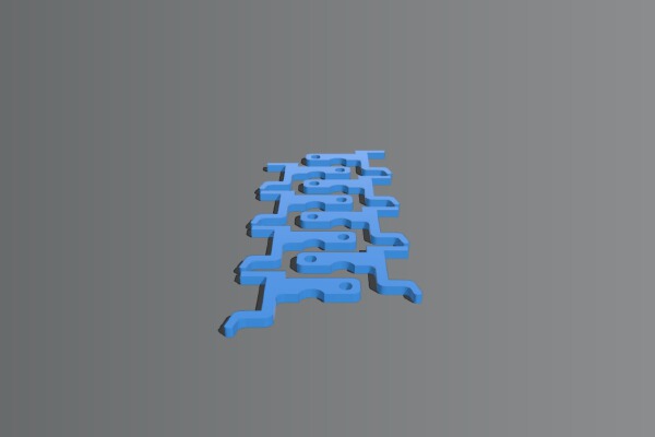 Peg Board Pegs Volume Printing Tool | 3d print model