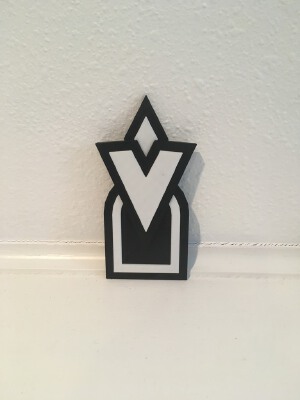 Skyrim Door Quest Symbol | 3d print model