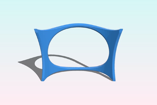 Mac pro horizontal desktop stand | 3d print model