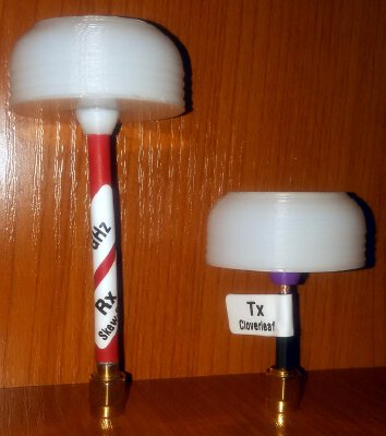 5,8 GHz antenna cover for cloverleaf_skew-planar | 3d print model