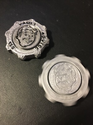 fallout advice coin spinner | 3d print model