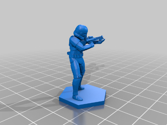 Storm Troopers with Bases | 3d print model