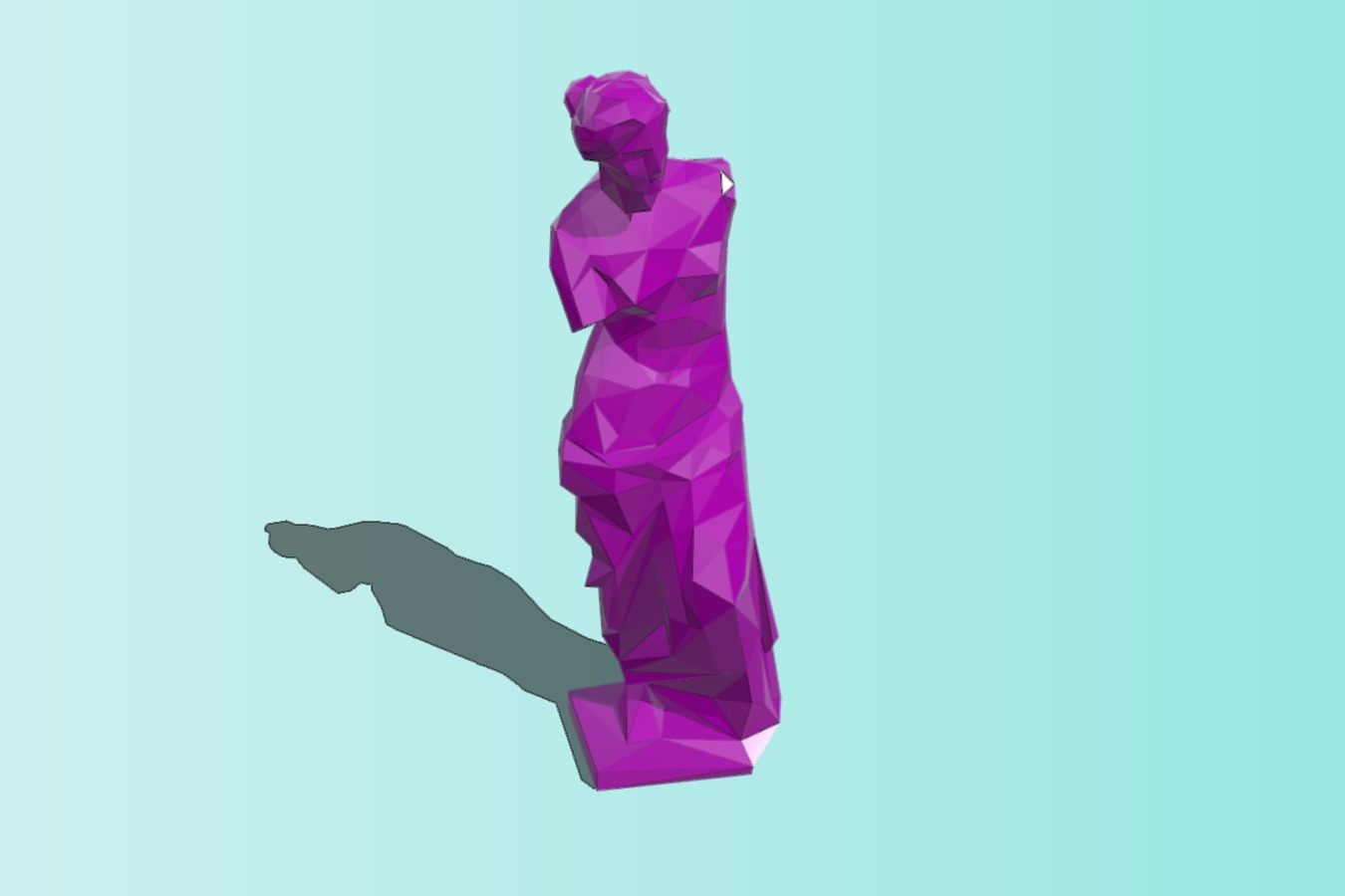 Low-Poly Venus De Milo Statue