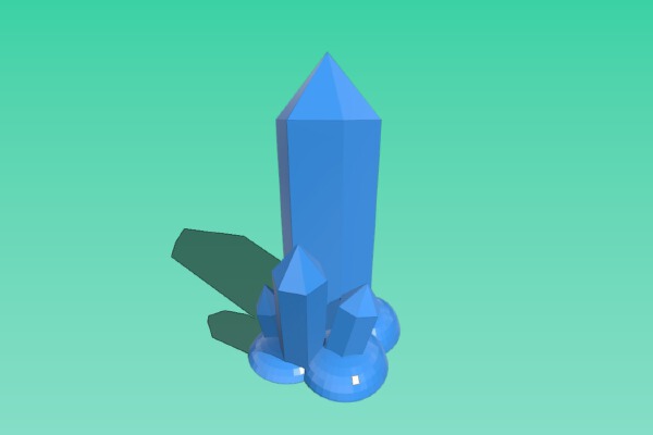 Large Crystal | 3d print model