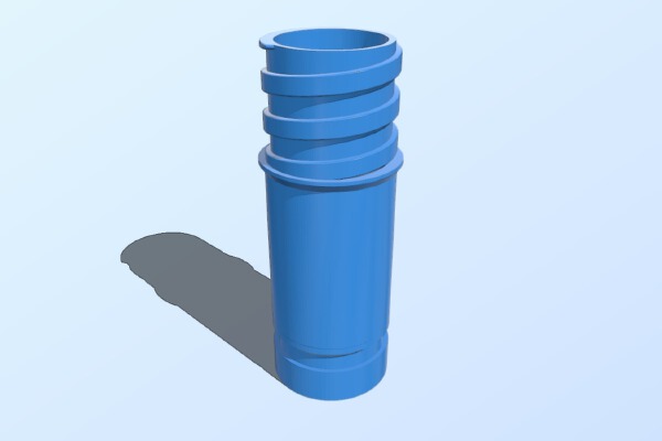 Cyclone dust separator Dyson tube | 3d print model