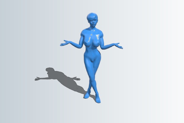 NSFW Bonazza girl | 3d print model