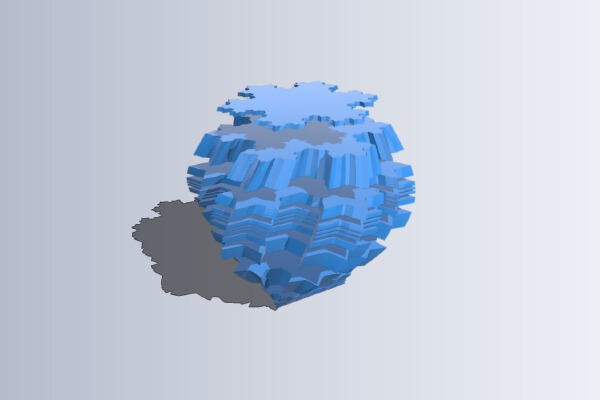 Koch_Fibonacci 1 - 13 | 3d print model
