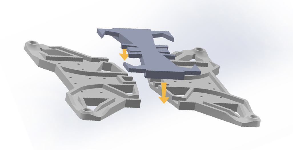 Wanhao I3 Plus Printable Bed Support