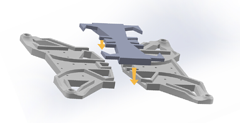 Wanhao I3 Plus Printable Bed Support | 3d print model