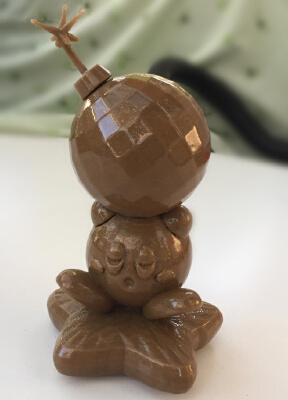 Kirby holding a bomb | 3d print model
