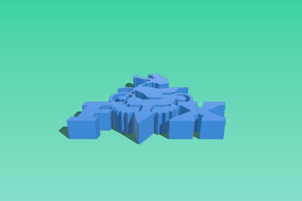 Fox Racing logo and Rider remix | 3d print model