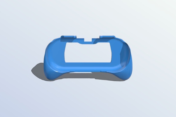 Ergonomic Grip For Ps-Vita (PCH-1000) - 1 Body for Small Buildplates | 3d print model