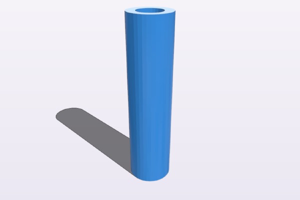 Model Rocket Engine Mini-to-Standard Adapter | 3d print model