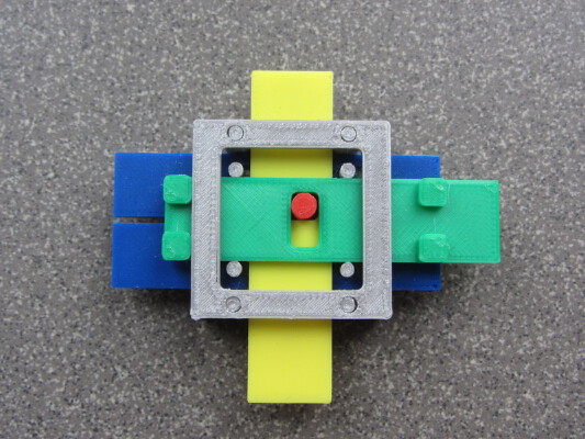 Zuse Z1 based simple switching gate, basic and variant | 3d print model