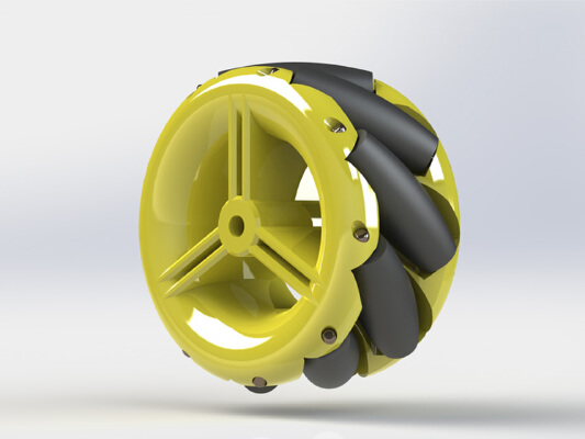 44mm Mecanum Wheel (Small, Solid and Low Cost) | 3d print model