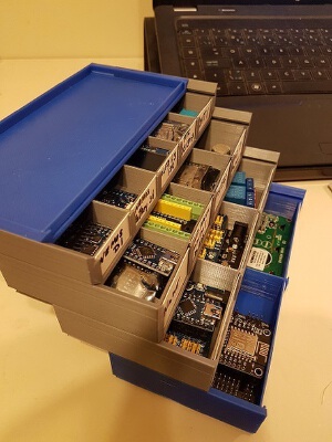 Rangement pour petites pièces, Small items organizer | 3d print model
