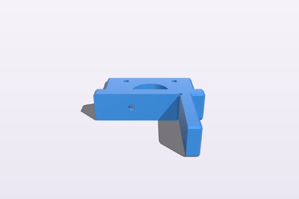 Z-Axis Extruder Mount for P3Steel | 3d print model