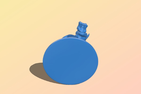 Santa Hat Baby Yoda with Holocron | 3d print model