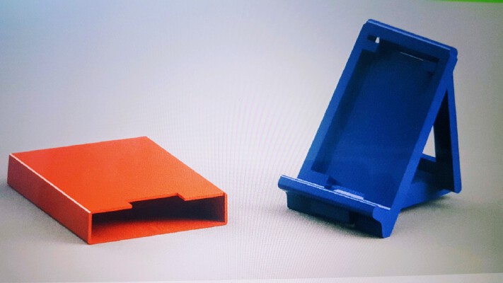 Collapsible mobile phone holder | 3d print model