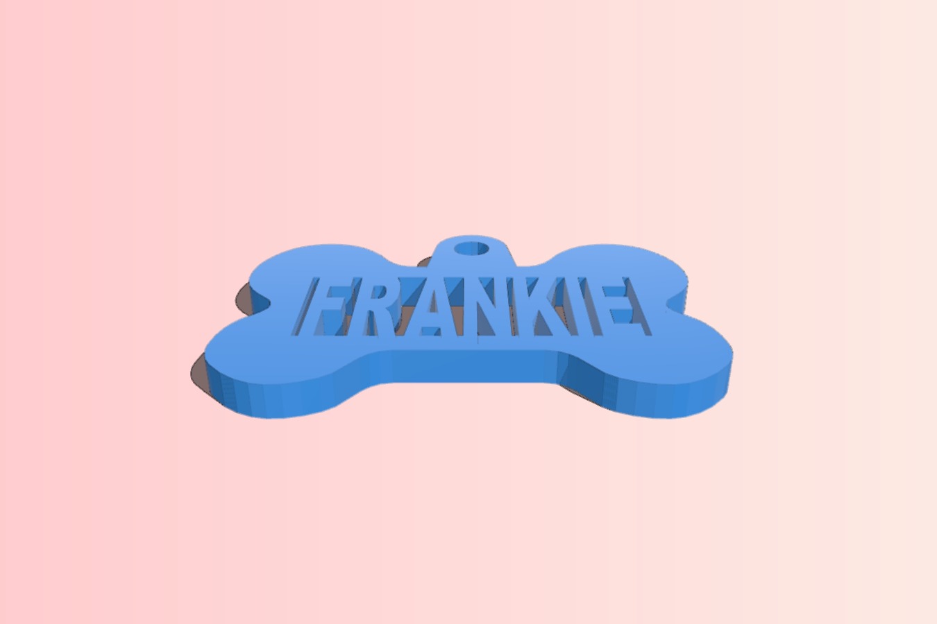 Bone Pet ID Tag
