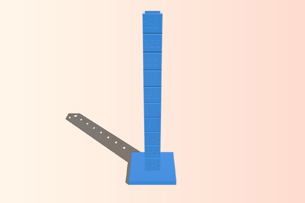 PLA Temperature Calibration Tower | 3d print model