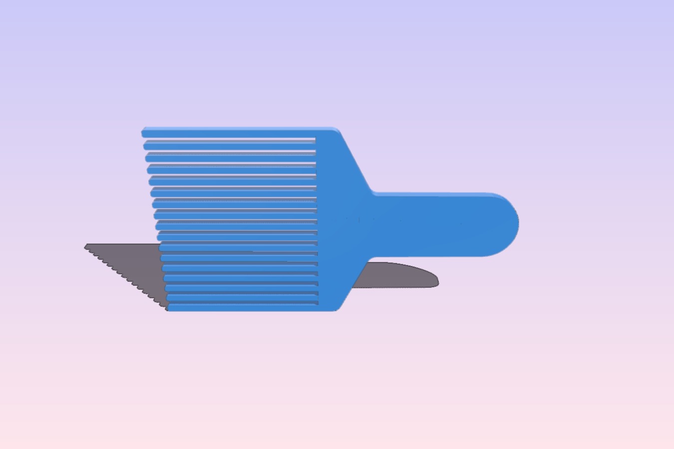 Flat Top Hair Comb for Clippers no.4 , to get that perfect flat cut