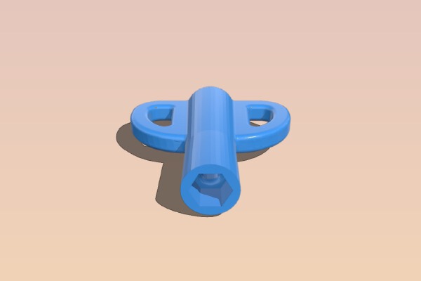 Wrench for M3 nylon spacer_stand-offs | 3d print model