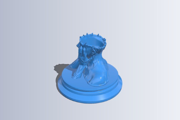 Vase woman | 3d print model